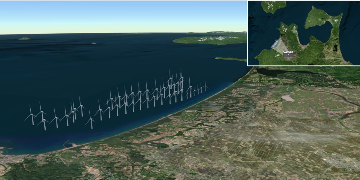 久保田健　洋上風力発電所建設シミュレータの画面①進捗表示